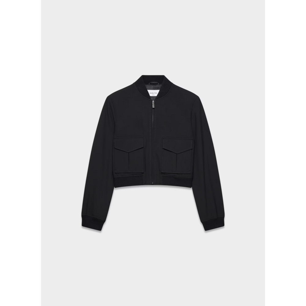Aritzia Babaton SUCCESSION BOMBER in Black